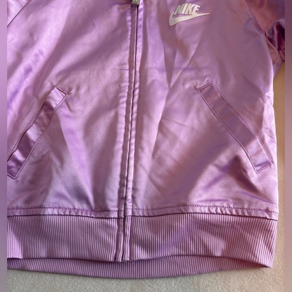 Nike Light Pink/Purplish Toddler Tracksuit with White Stripes - Picture 4 of 5
